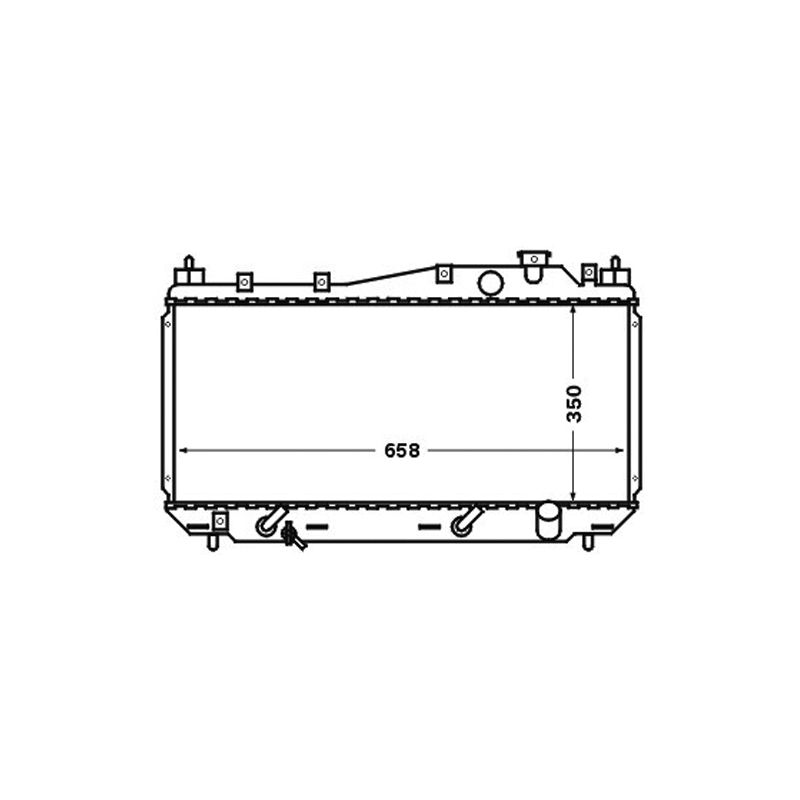 BEHR CR 1458 000S Radiator