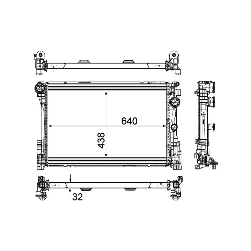 BEHR CR 1684 000P Radiator