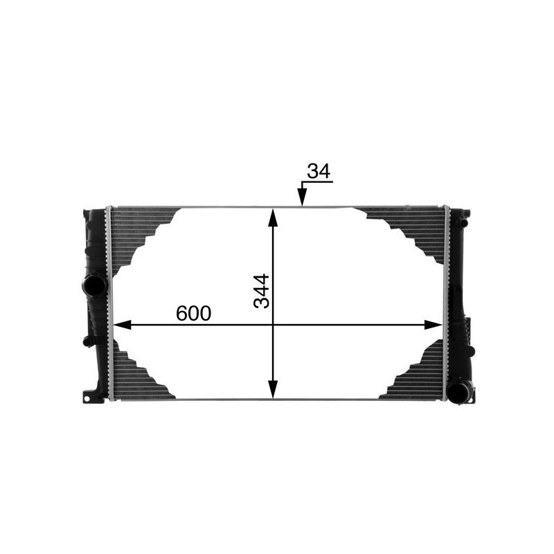 BEHR CR 1722 000P Radiator
