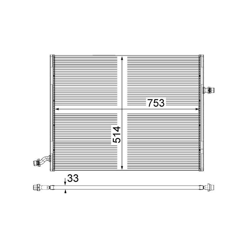 BEHR CR 2099 000P Radiator