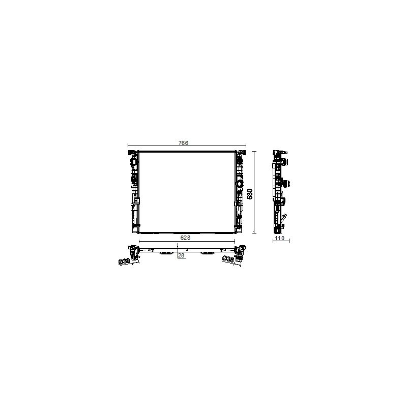 BEHR CR 2198 000P Radiator