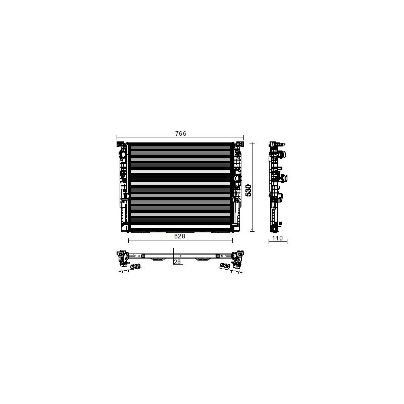 BEHR CR 2215 000P Radiator