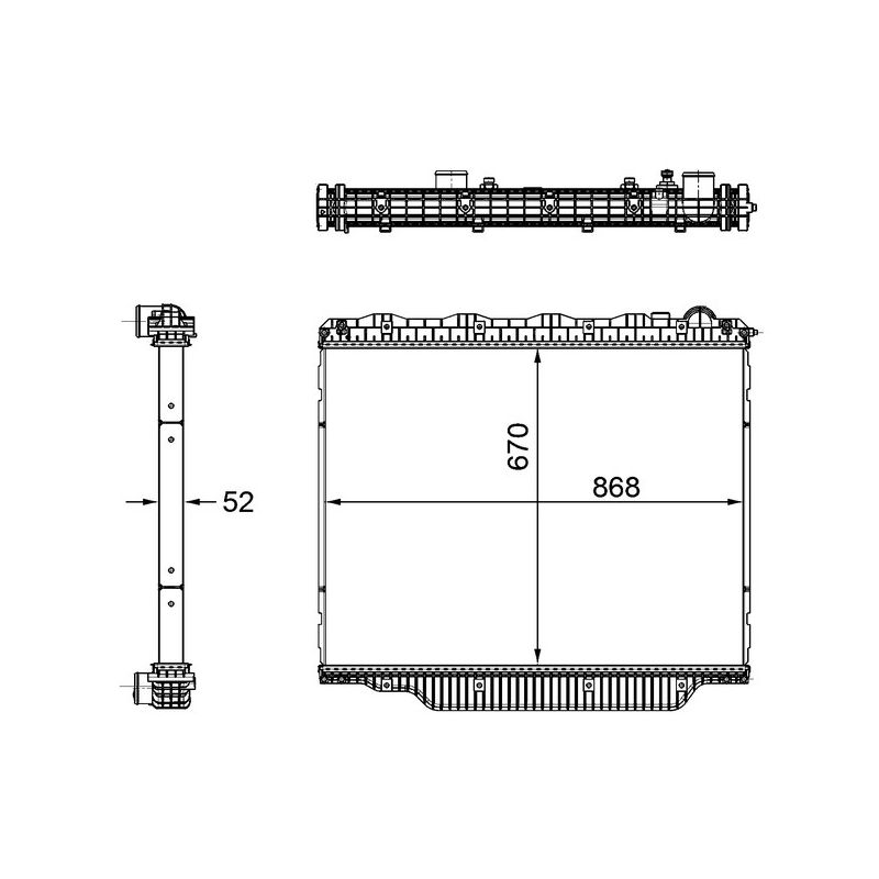 BEHR CR 265 000P Radiator
