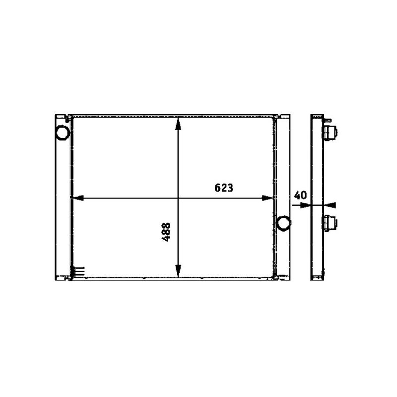 BEHR CR 582 000P Radiator