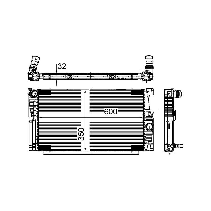 BEHR CR 775 000S Radiator