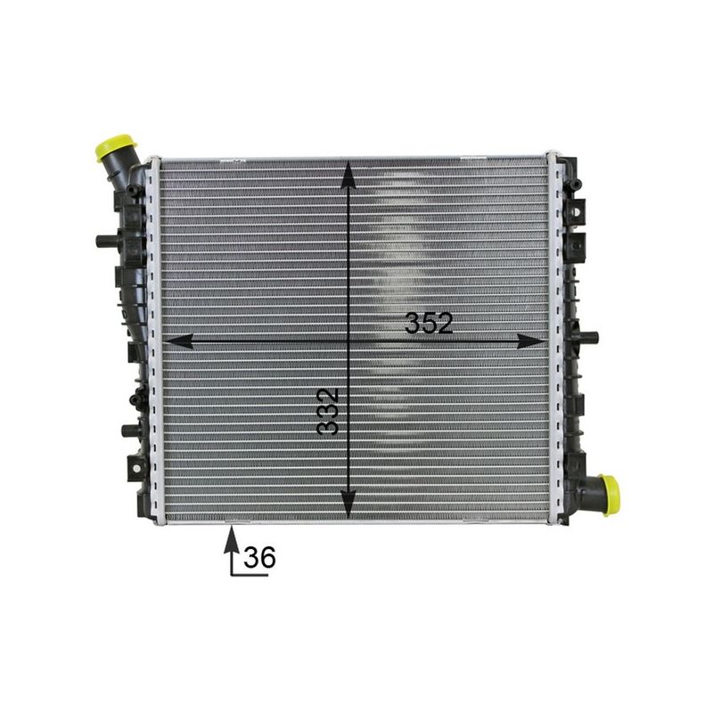 BEHR CR 78 000P Radiator