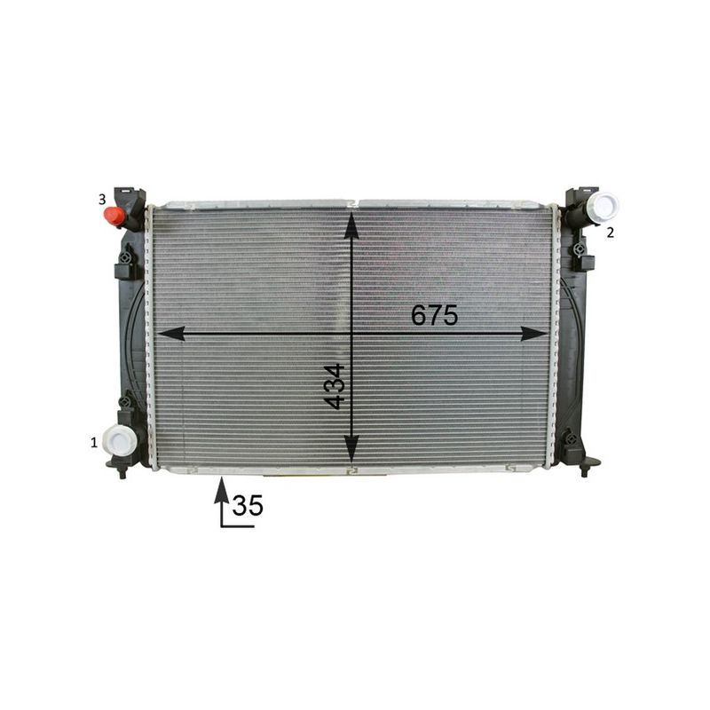 BEHR CR 79 000P Radiator