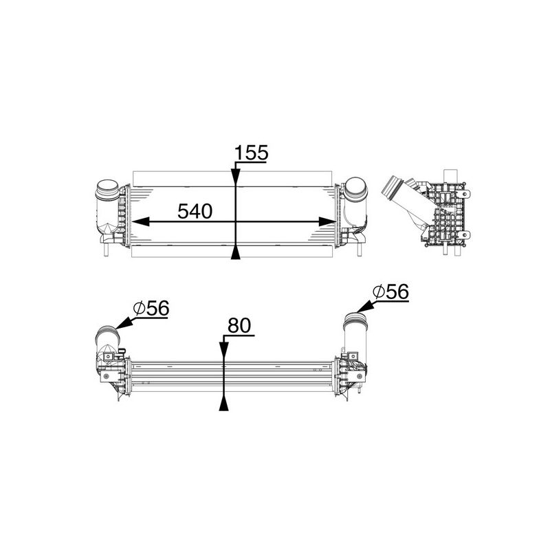 BEHR CR 926 000P Radiator