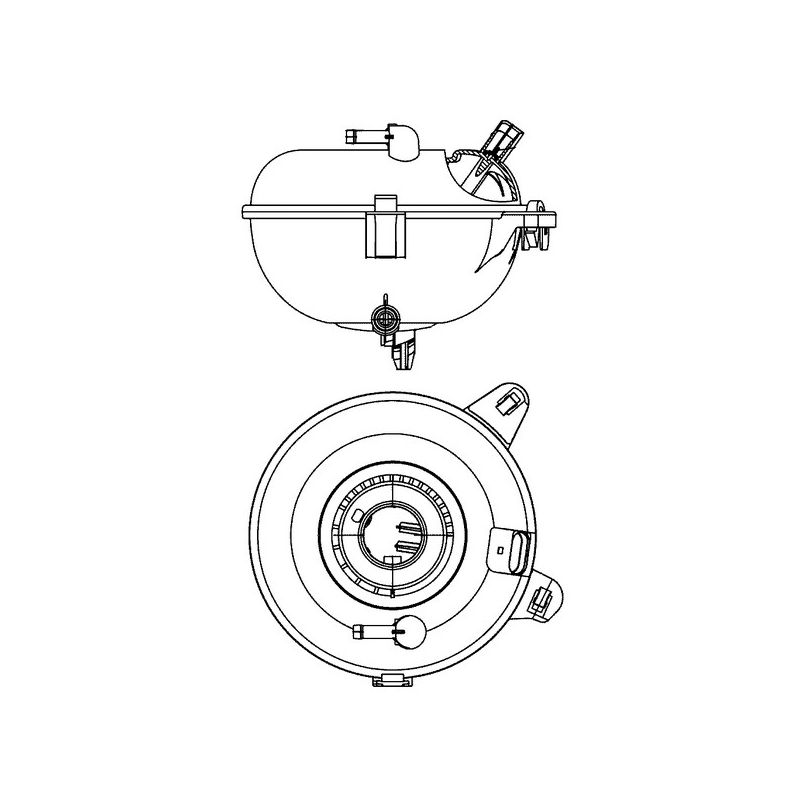 BEHR CRT 21 000S Engine Coolant Reservoir