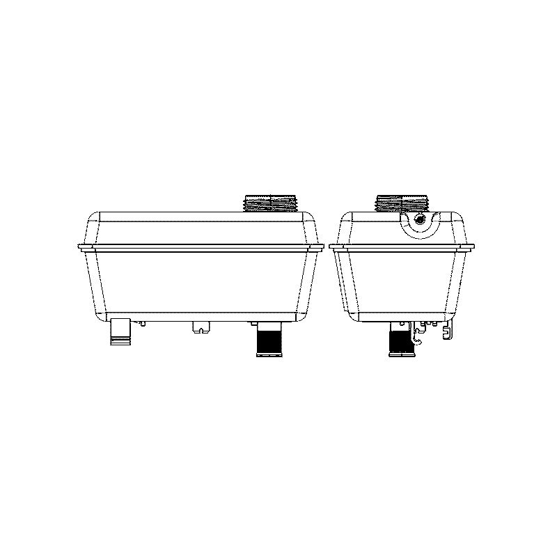 BEHR CRT 27 000S Engine Coolant Reservoir