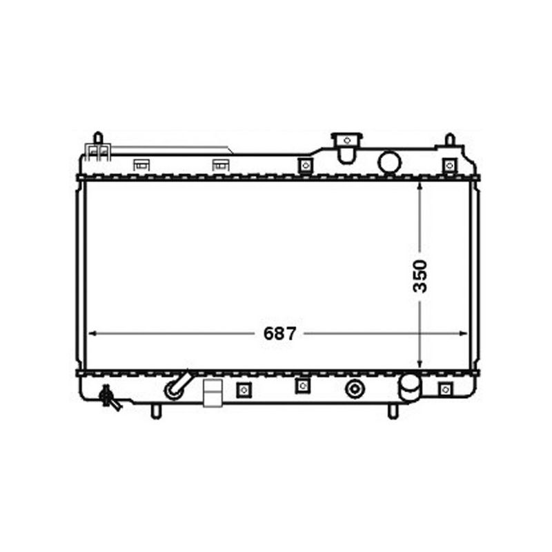 BEHR CRT 57 000S Engine Coolant Reservoir
