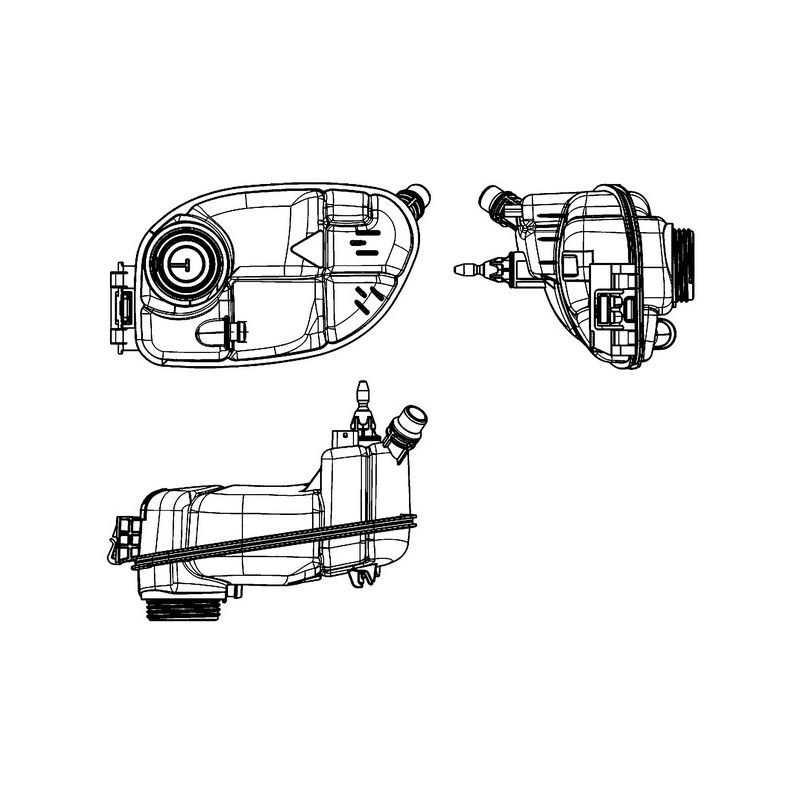 BEHR CRT 65 000S Engine Coolant Reservoir
