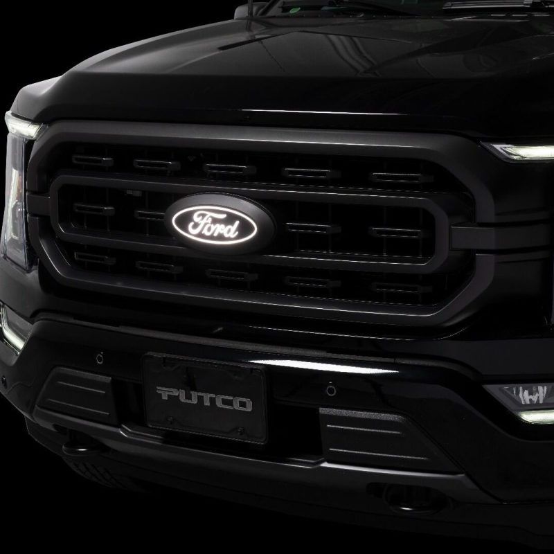 Putco 92803 23-24 Ford Super Duty Front Luminix Ford Led Grille Emblems