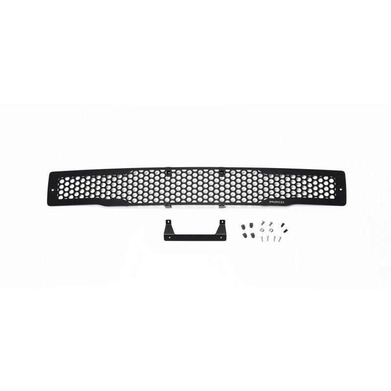 Putco 88160 15-17 Ford F-150 - Stainless Steel Black Punch Design Bumper Grille Inserts