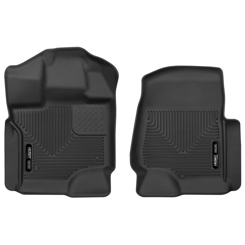HUSKY LINERS HSK13301 17-   Ford F250 Front Floor Liners Black