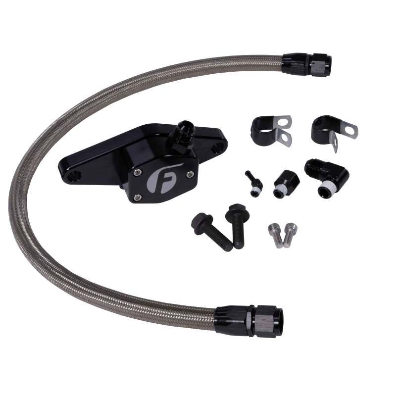Fleece Performance 94-98 12V Coolant Bypass Kit w/ Stainless Steel Braided Line