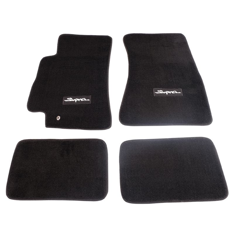 NRG Floor Mats - 96-02 Toyota Supra (Supra Logo) - 4pc.