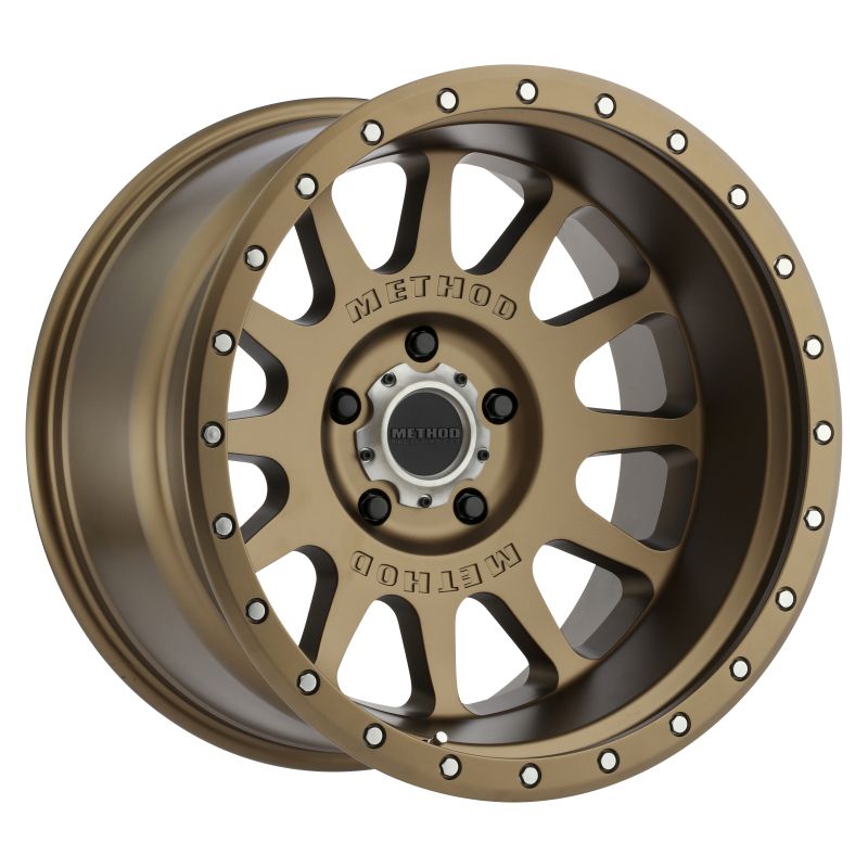Method Wheels MR60521050924N Method MR605 NV 20x10 -24mm Offset 5x5 71.5mm CB Method Bronze Wheel