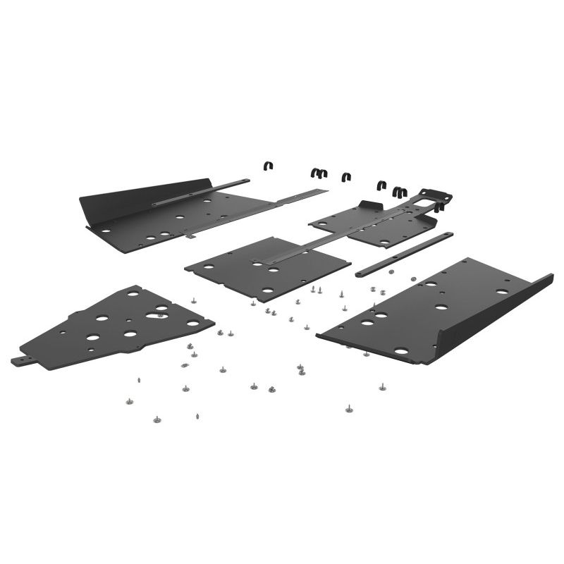 Seizmik 76-10164 KIT 16-21 Polaris General 1000/ XP UHMW Skid Plate w/Rock Slider Kit - Black