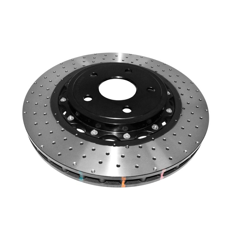 DBA 52532BLKXD 06-10 Jeep Grand Cherokee SRT8 Front 5000 Series Cross Drilled Rotor w/Black Hat