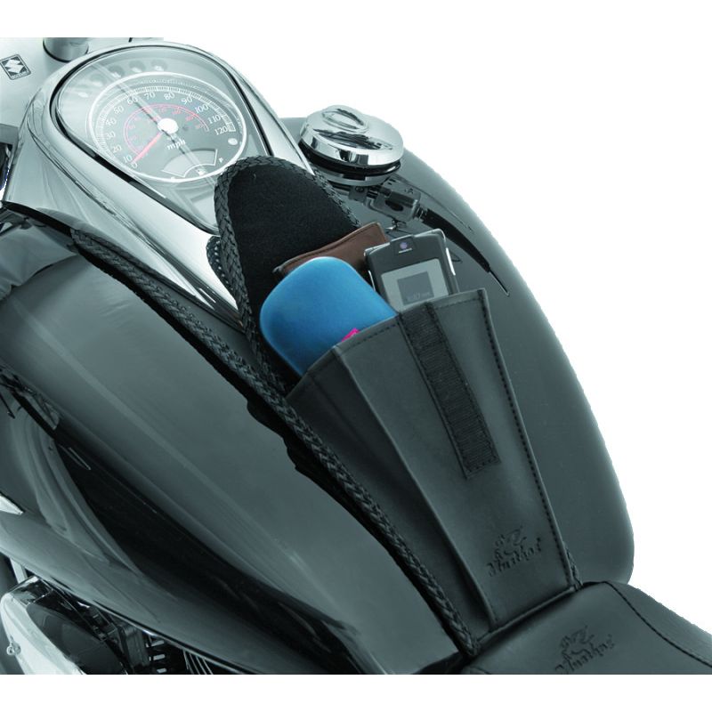 Mustang Motorcycle 93316 Mustang 05-08 Suzuki VL800 Volusia, Boulevard C50 Tank Bib - Black