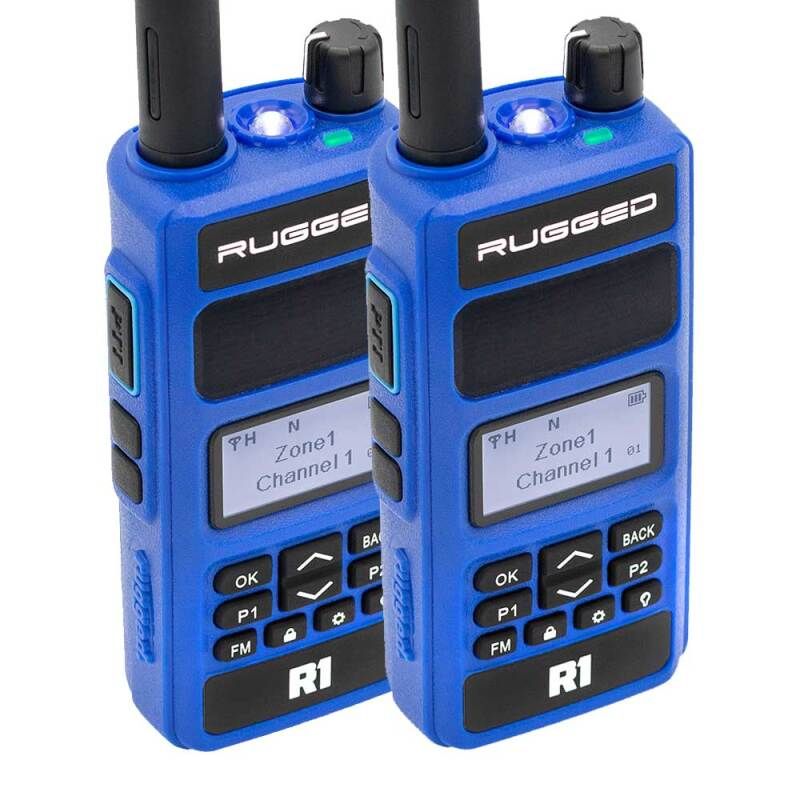 Rugged Radios R1-2-PACK 2 PACK - Rugged R1 - Business Band Two Way Handheld Radio - Digital and Analog