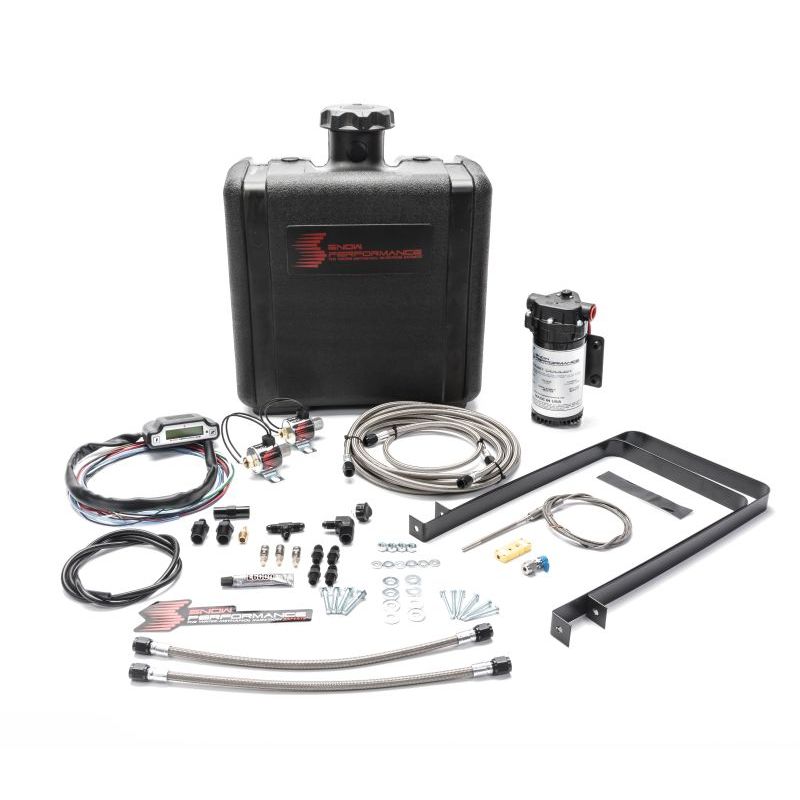 Snow Performance SNO-520-BRD 94-17 Ford Stg 3 Boost Cooler Water Injection Kit (w/SS Braided Line & 4AN)