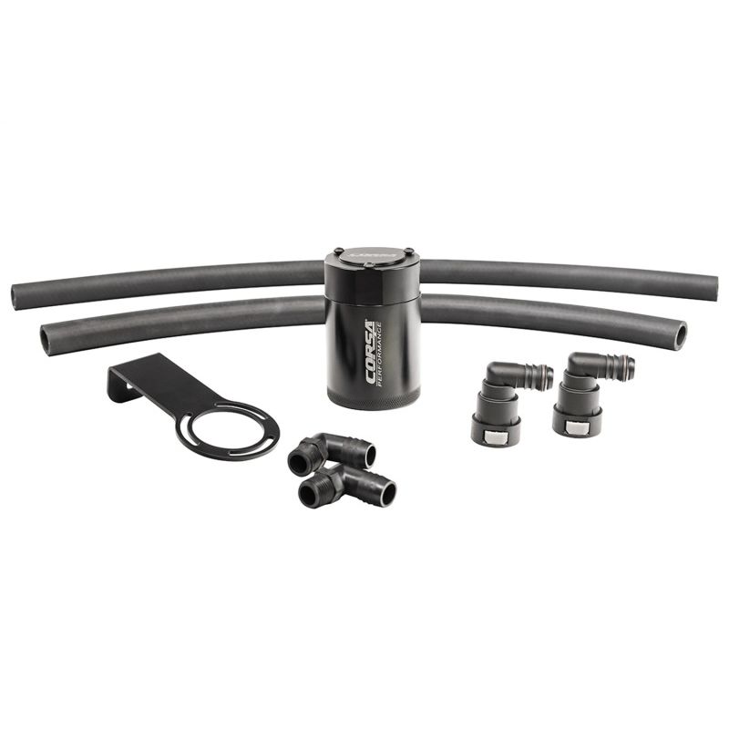 Corsa 21-22 Dodge Ram TRX Crew Cab Aluminum Oil Catch Can w/Mounting Bracket