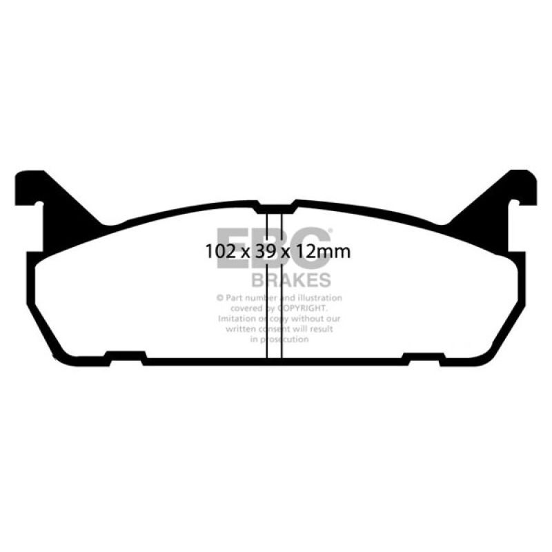 EBC UD458 91-96 Ford Escort 1.8 Ultimax2 Rear Brake Pads