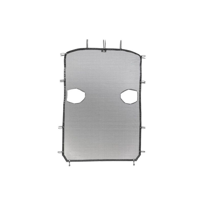 Rampage 2018-2019 Jeep Wrangler(JL) Unlimited Sport 4-Door Mesh Shade Top - Extended - Black