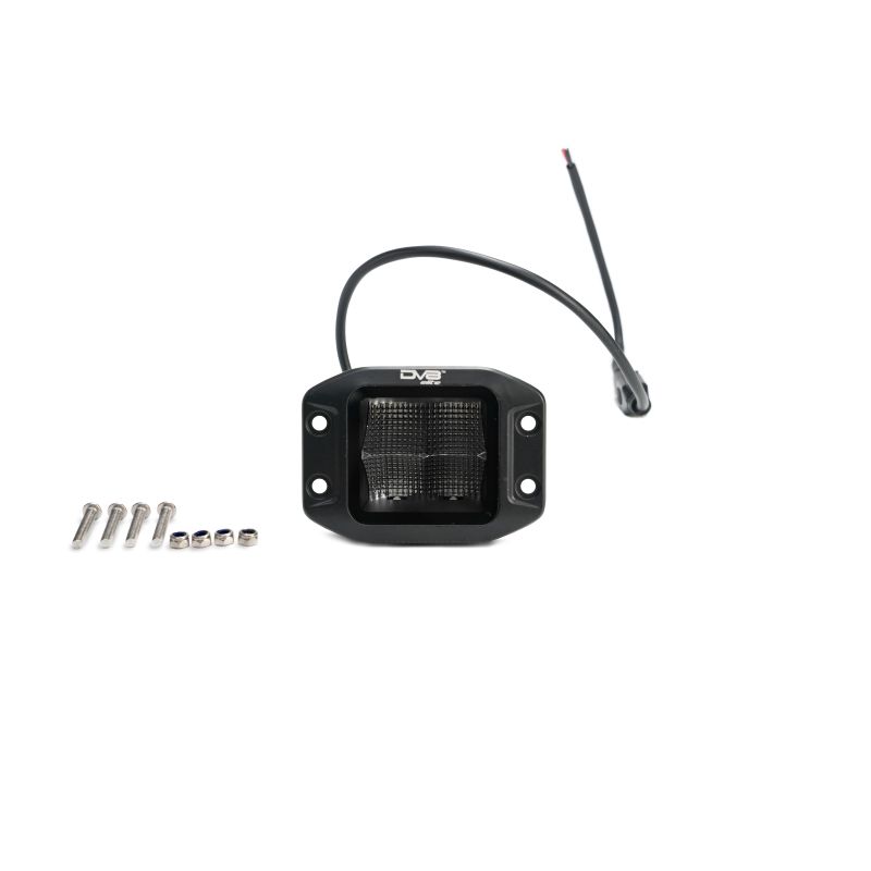 DV8 Offroad Elite Series 3in Cube LED Light 40W Spot 3W LED