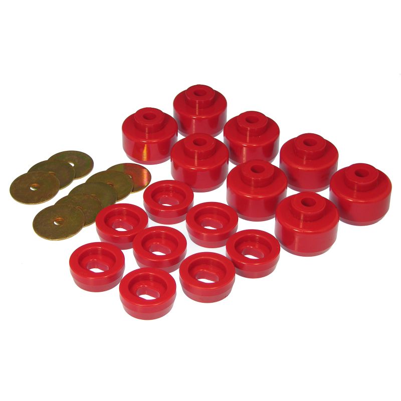 Prothane 99-07 Chevy Silverado Canadian Model Body Mount - Red