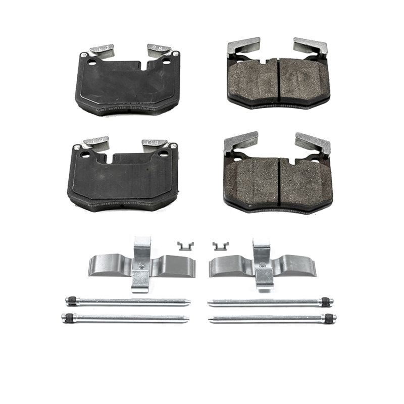PowerStop 17-1807 PowerStop - Z17 Low-Dust Ceramic Brake Pads with Hardware