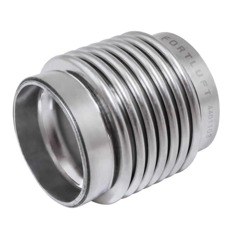 FORTLUFT 4401103 Flex Connector Bellows Stainless Steel, 1.75''x2.50''/45x63.5mm