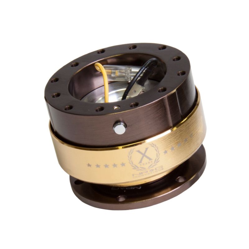 NRG Quick Release Gen 2.0 - Bronze Body / Chrome Gold Ring