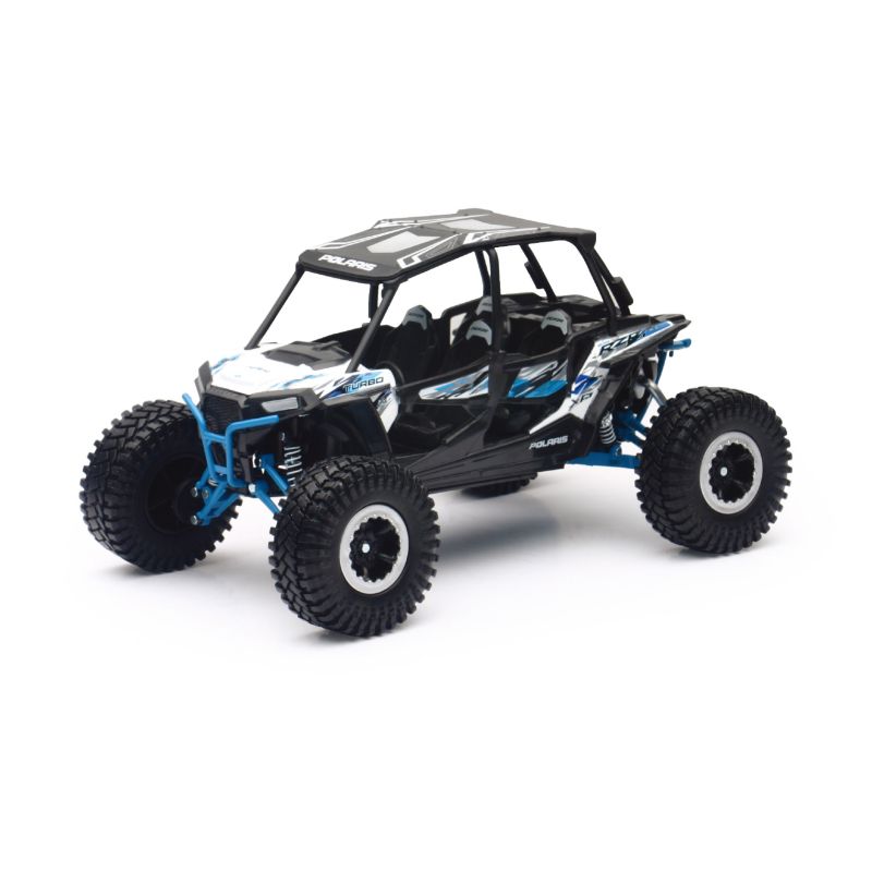 New Ray Toys 57976A Polaris RZR XP4 Rock Crawler (White Lightning)/ Scale - 1:18
