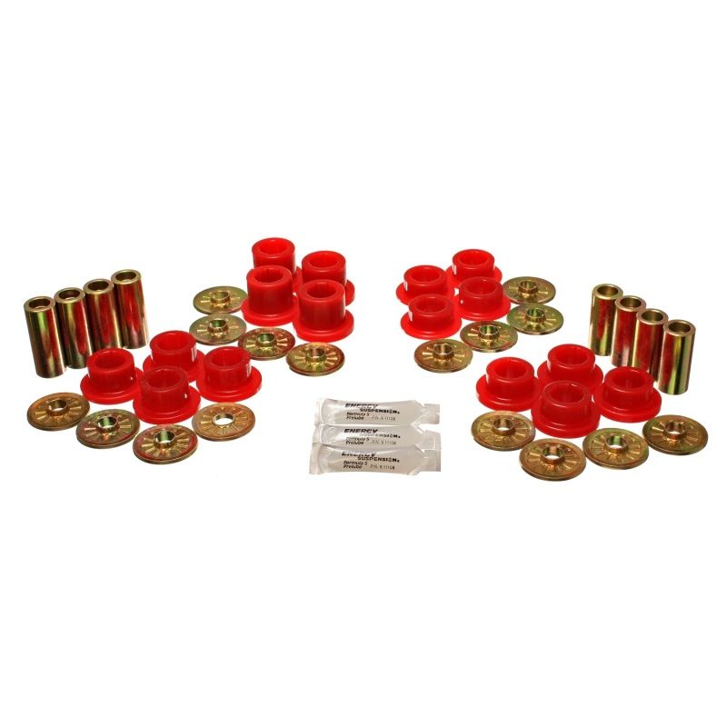 Energy Suspension 92-02 Dodge Viper Red Rear Control Arm Bushing Set