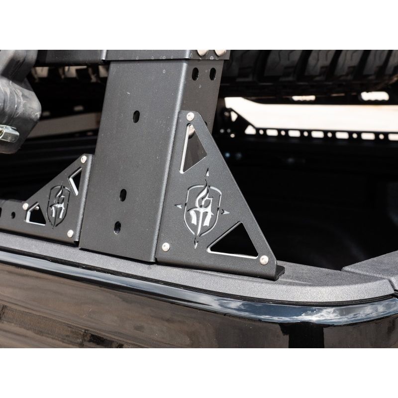 Road Armor 500BRS-BRKTKIT 05-19 Toyota Tacoma TRECK Drill-Less Rack Base Mounting Bracket Kit - Tex Blk