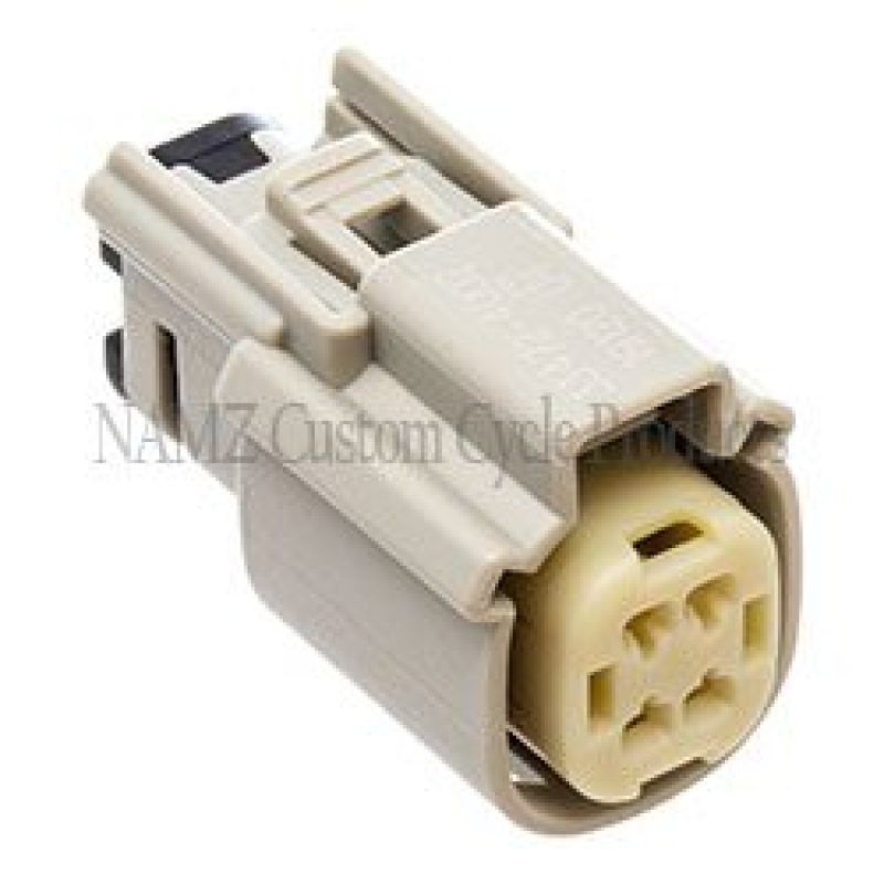 NAMZ NM-33472-4002 07-23 V-Twin Molex MX-150 4-Position Female Connector - Gray (HD 72444-07GY)