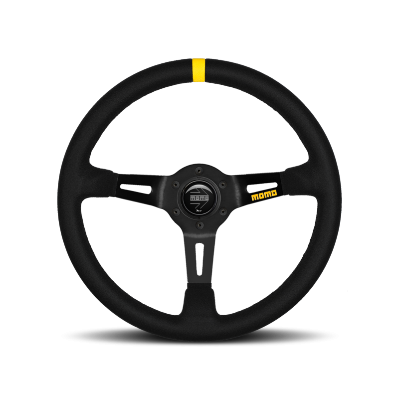 MOD 08 Steering Wheel Black Suede