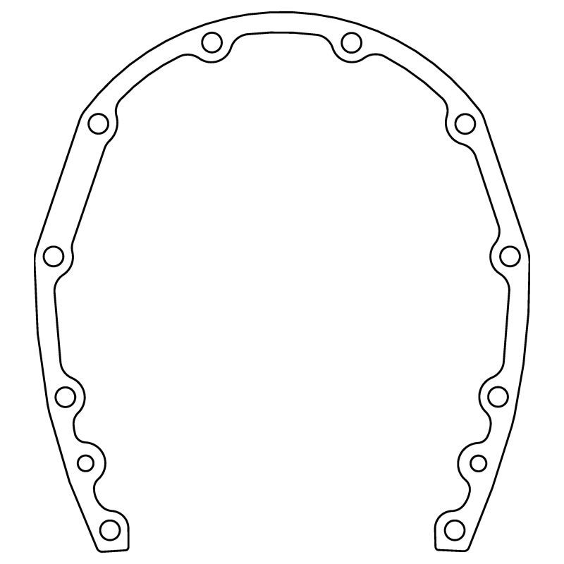 Cometic Gasket C15615 Cometic Chevrolet Gen-1 Small Block V8 .031in Fiber Timing Cover Gasket