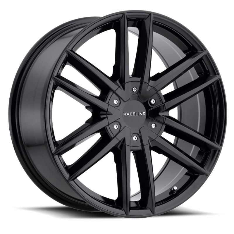 Raceline 158B Impulse 18x8in / 5x114.3/5x127 BP / 35mm Offset / 78.1mm Bore - Gloss Black Wheel