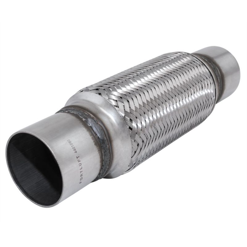 FORTLUFT 4401090 Exhaust Flex Connector With Extension Pipes Stainless Steel, 2.50''x8.00''x12.00''/63.5x203x305mm