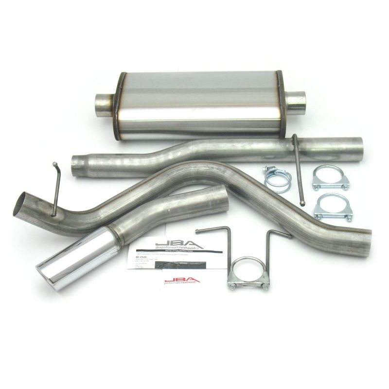 JBA 40-2520 01-03 Ford F-150 Super Crew 4.6L/5.4L 409SS Pass Side Single Exit Cat-Back Exhaust