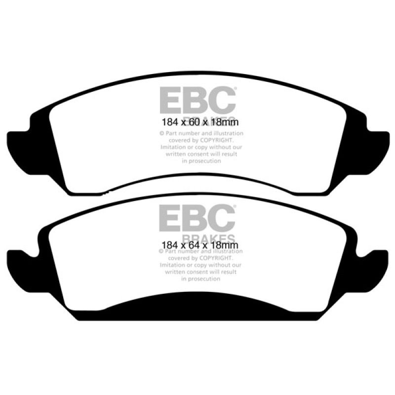 EBC UD1363 09-14 Cadillac Escalade 6.0 Hybrid Ultimax2 Front Brake Pads