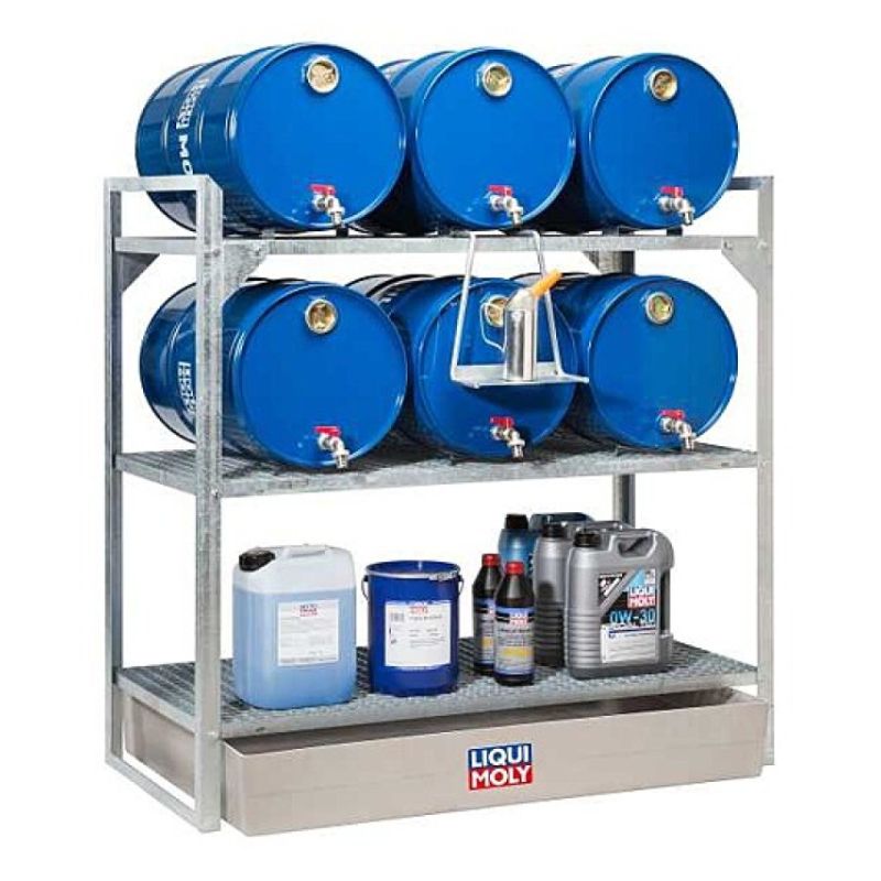 LIQUI MOLY 7994 Drum Rack With Oil Drip Pan
