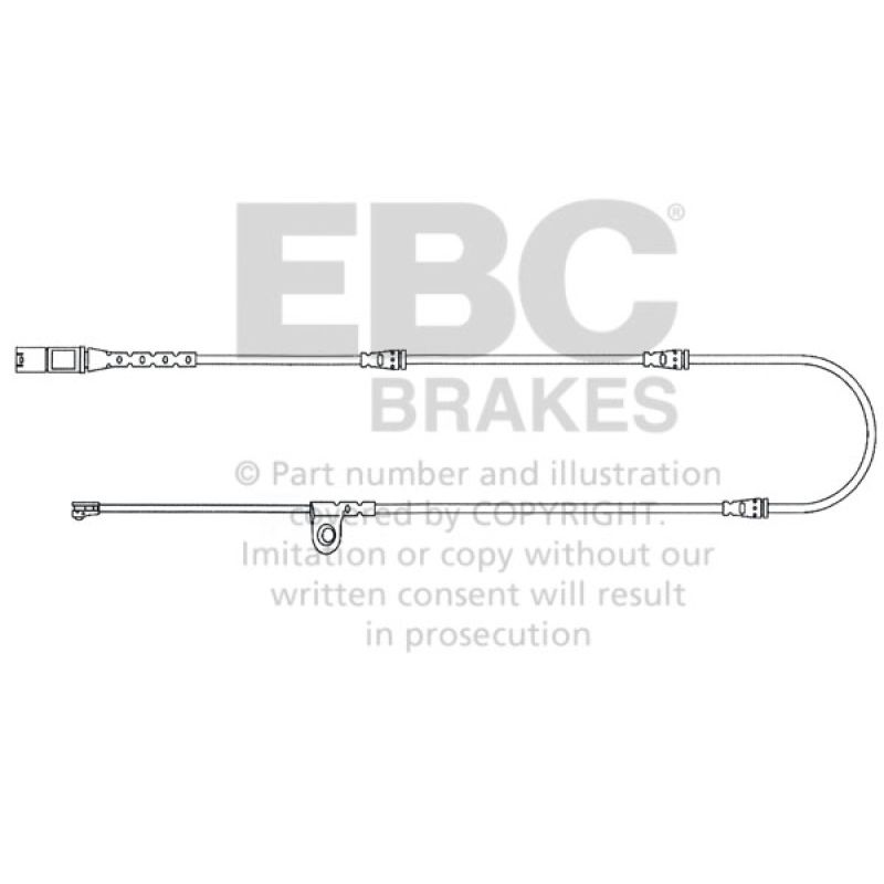 EBC 2010-2014 BMW X5 3.0L Turbo Front Wear Leads