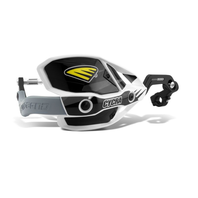 Cycra 1CYC-7408-12X CRM Ultra 1-1/8 in. Clamp w/White Shields/Black Covers