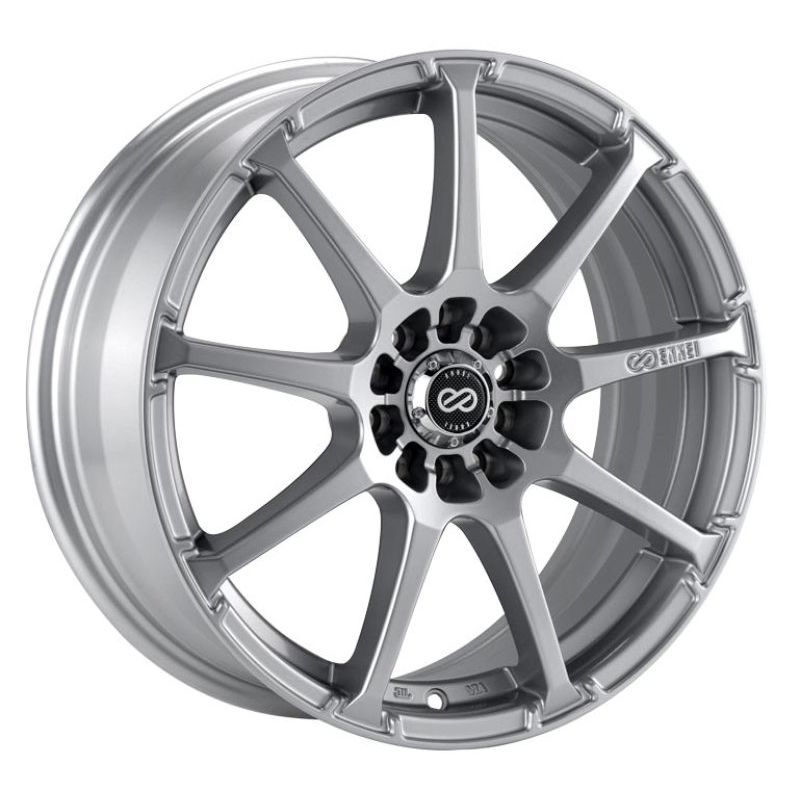 Enkei 441-875-0245SP EDR9 18x7.5 5x100/114.3 45mm Offset 72.6 Bore Dia Silver Wheel
