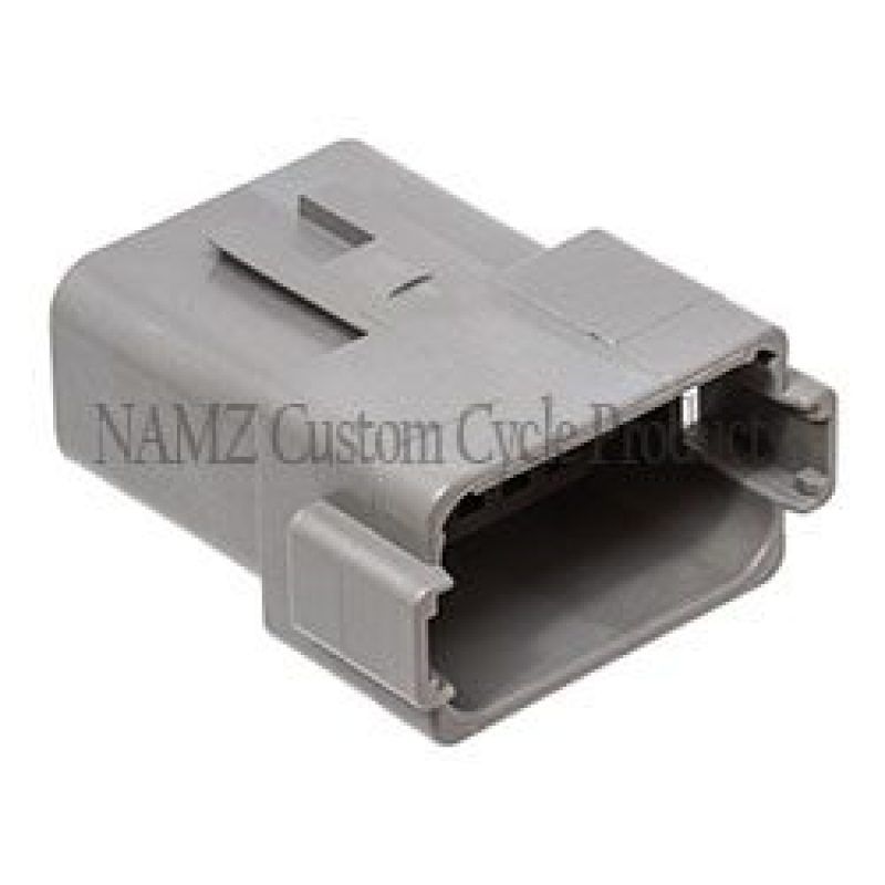 NAMZ DR-12G Deutsch DT Series 12-Wire Receptacle & Wedgelock - Gray (HD 72129-94GY)